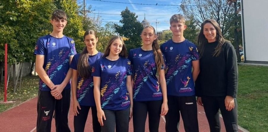 Sportivi de la Fabrica de Campioni, la Cupa ”25 Octombrie” la atletism