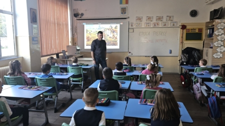 Lecție de istorie pentru elevii de la Școala Gimnazială „George Coșbuc” Baia Mare