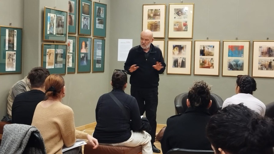 Artistul Mircea Bochiș a susținut un atelier de „Mail Art” la Muzeul Județean de Artă «Centrul Artistic Baia Mare»