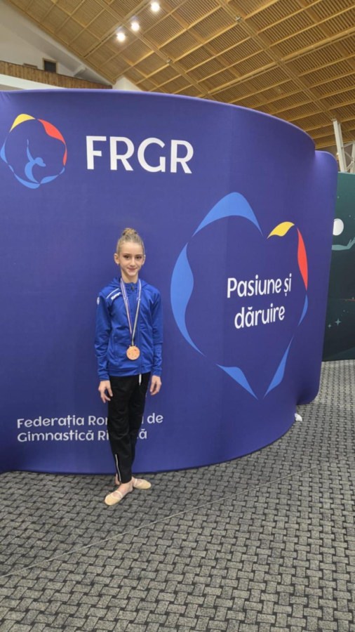Maya Coste, sportiva admisă în Lotul Național de junioare la gimnastică ritmică