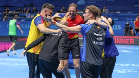 Naționala masculină de tenis de masă, la cea mai mare performanță din istorie: vicecampioană europeană