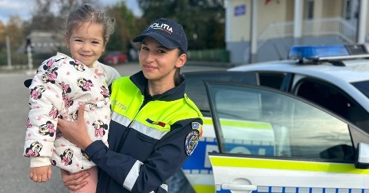 Lecție rutieră cu copii din Șișești și Șurdești