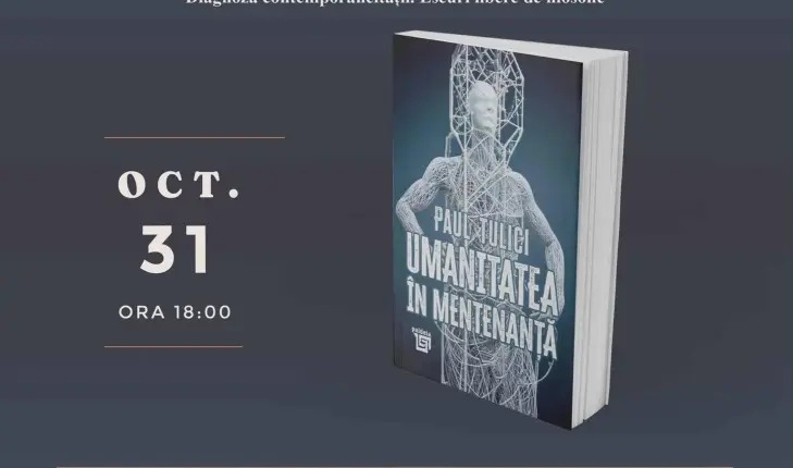 Lansarea cărții “Umanitatea în mentenanță. Diagnoza contemporaneității” va avea loc la Cluj-Napoca, sub egida specializării Filosofie UTCN-CUNBM