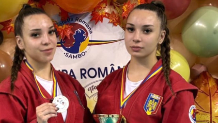 Surorile Rus au cucerit podiumul la Cupa României Open Seniori la Sambo