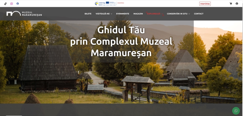 Site nou pentru Muzeul Maramureșan