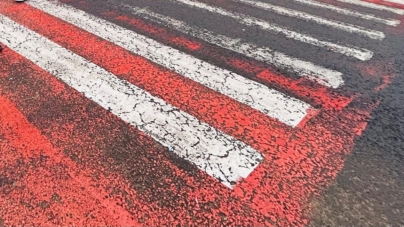 Accidentat pe trecerea de pietoni