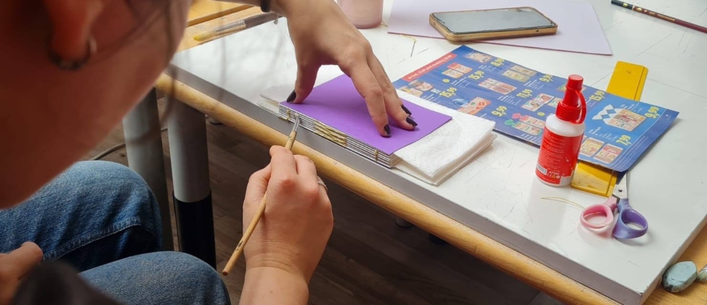 Workshop de legătorie de carte la Colegiul de Arte Baia Mare