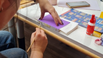 Workshop de legătorie de carte la Colegiul de Arte Baia Mare