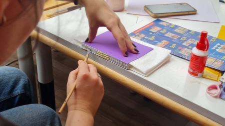 Workshop de legătorie de carte la Colegiul de Arte Baia Mare