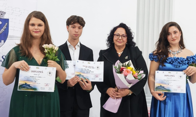 Elevi ai Colegiului de Arte Baia Mare, premiați la Concursul Național „Emil Monția” din Șiria-Arad