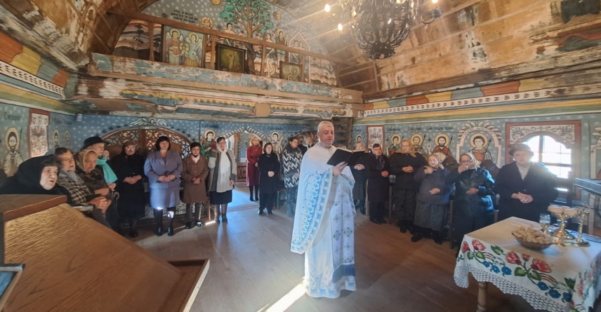 A fost hramul bisericii de lemn „Sfinții Arhangheli Mihail și Gavriil” din Buzești