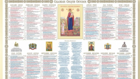 A apărut noul calendar creștin-ortodox pe anul 2026, emis de Episcopia Ortodoxă Română a Maramureșului și Sătmarului