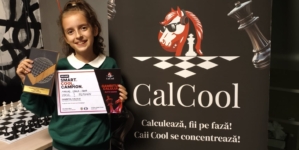 Șahista Carla Marchiș a obținut două locuri I la Concursul „Gambitul Calului”