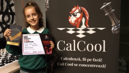 Șahista Carla Marchiș a obținut două locuri I la Concursul „Gambitul Calului”