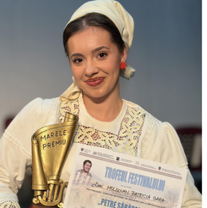 Patricia Moldovan aduce în Maramureș Marele Premiu al Festivalului-Concurs Național de Interpretare a Cântecului Popular „Petre Săbădeanu”