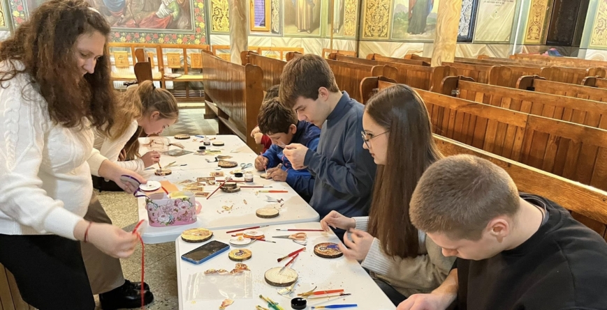 Ateliere și colinde pentru copiii și tineri din Parohia Recea