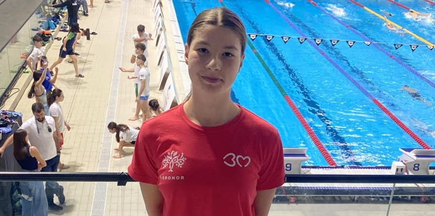 Andreea Gherghel de la CSM Baia Mare, de două ori pe podium la Campionatul Național în bazin scurt