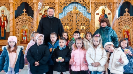 Preșcolarii din Săcălășeni au avut parte de o experiență duhovnicească și educativă