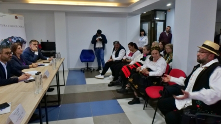 Ministrul Petre Florin Manole, întâlnire cu meșterii populari ai Maramureșului