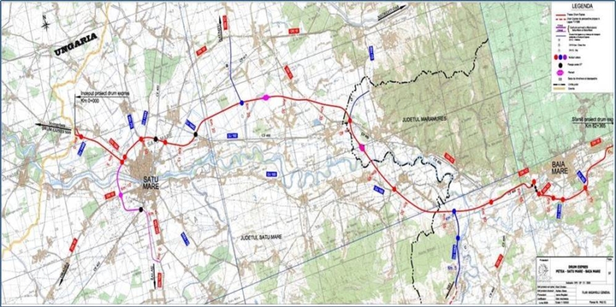 Al doilea pas important pentru Drumul Expres Baia Mare – Satu Mare