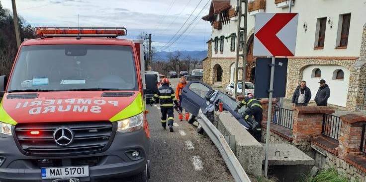 Accident grav în Dănești, zona Hanul Teilor