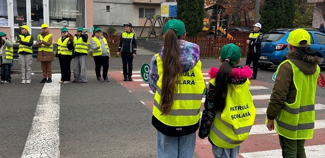 Patrula școlară în acțiune