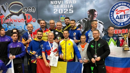 Dragonii băimăreni au adus România pe primul loc în clasamentul pe națiuni, obținând 21 de medalii la Cupa Balcanică de Taekwon-do ITF din Serbia