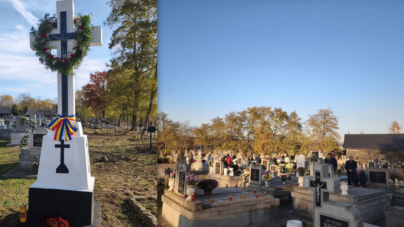 „Luminația” la Săcălășeni: Resfințirea Crucii de la intrarea în cimitir și slujbă de pomenire la Cimitirul „de la Tău”