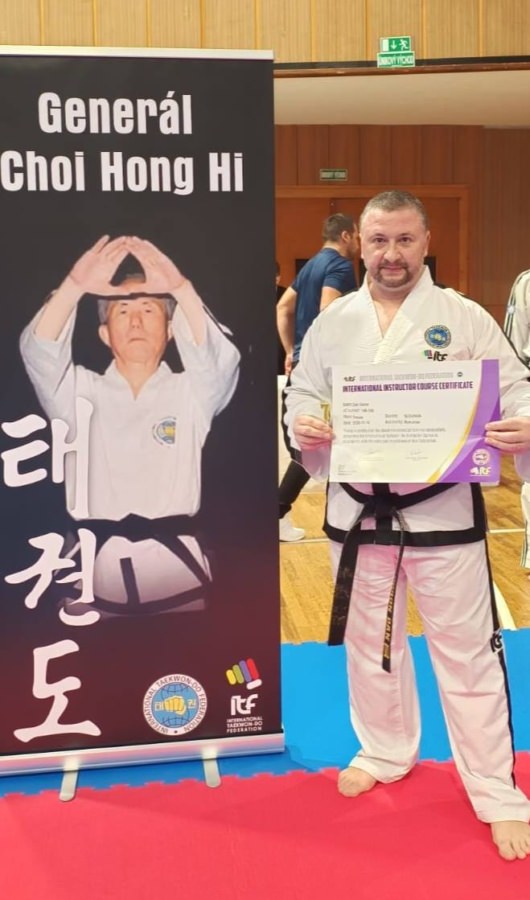 Antrenorul emerit băimărean Dan Goron a obținut centura neagră 7 Dan și titlul de Master la Taekwon-do ITF