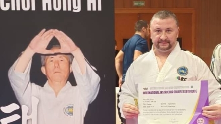 Antrenorul emerit băimărean Dan Goron a obținut centura neagră 7 Dan și titlul de Master la Taekwon-do ITF