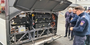 ISU Maramureș, instruire pentru intervenții la autobuze electrice