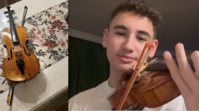 O vioară care a tăcut două decenii și care a aparținut marelui violonist Augustin Cosma a prins din nou glas în mâinile tânărului interpret Răzvan Cizmar