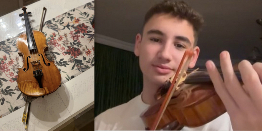 O vioară care a tăcut două decenii și care a aparținut marelui violonist Augustin Cosma a prins din nou glas în mâinile tânărului interpret Răzvan Cizmar