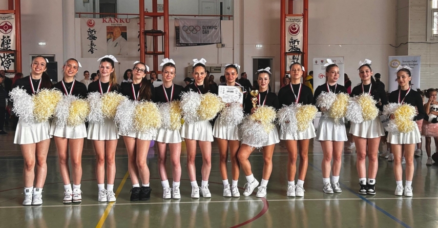 Locul 1 pentru majoretele de la Colegiul „Vasile Lucaciu” la Colibri Dance Festival