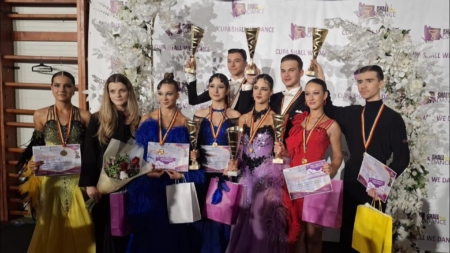 Rezultate foarte bune pentru Medio Monte Baia Sprie la competiția de dans sportiv Cupa Shall We Dance