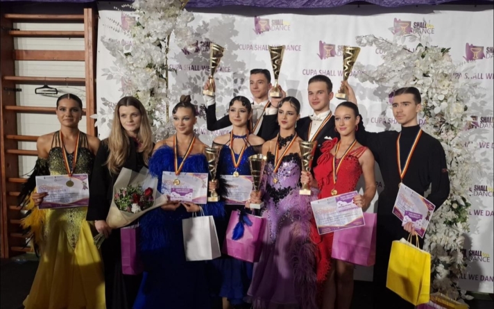 Rezultate foarte bune pentru Medio Monte Baia Sprie la competiția de dans sportiv Cupa Shall We Dance
