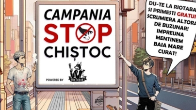 O nouă inițiativă în Baia Mare: „STOP CHIȘTOC!” – Campanie dedicată protejării mediului urban