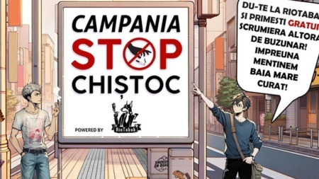 O nouă inițiativă în Baia Mare: „STOP CHIȘTOC!” – Campanie dedicată protejării mediului urban