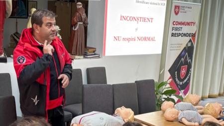 Cursuri de prim ajutor pentru personalul angajat al Căminului pentru Persoane Vârstnice Baia Sprie