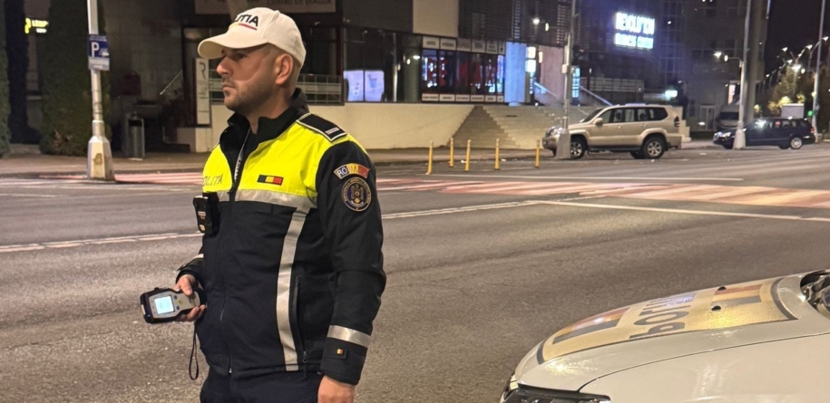 Aproape 200 de persoane care conduceau cu peste 0,40 mg/l alcool pur în aerul expirat sau drogate, depistate în primele 10 luni ale anului