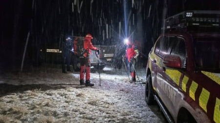 Operațiune suspendată a salvamontiștilor maramureșeni, după ce au căutat în zadar un ucrainean în munți