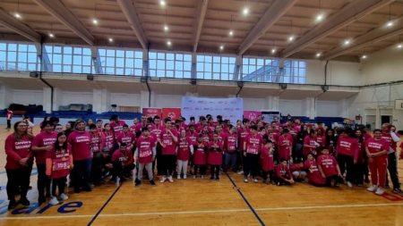 18 elevi de la Școala Gimnazială „Vasile Alecsandri” Baia Mare au participat la competiția de abilități individuale la baschet și fotbal