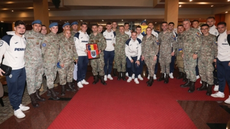 Vizită specială primită de „tricolori” în Bosnia