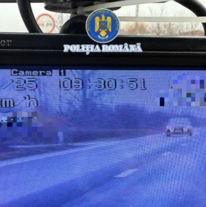 Prins conducând cu 169 km/h pe DN 1C
