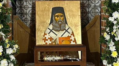 Icoana și racla cu o părticică din moaștele Sfântului Nectarie ajung la Catedrala „Sfântului Iosif Mărturisitorul” din Sighetu Marmației