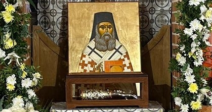 Icoana și racla cu o părticică din moaștele Sfântului Nectarie ajung la Catedrala „Sfântului Iosif Mărturisitorul” din Sighetu Marmației