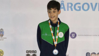 Mihnea Dorolțan de la Flykick Team Baia Mare, locul 2 și titlul de vicecampion național la poliatlon copii 11 ani