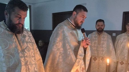 A fost săvârșită Taina Sfântului Maslu la Unitatea de Asistență Medico-Socială Dragomirești