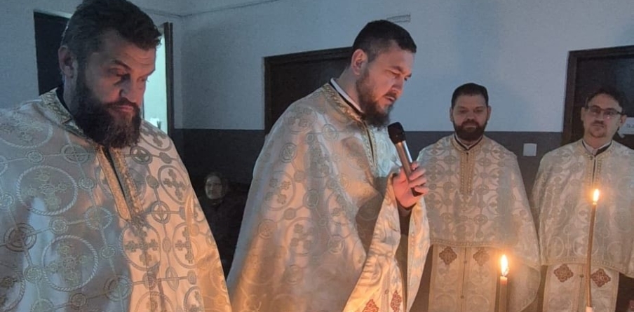 A fost săvârșită Taina Sfântului Maslu la Unitatea de Asistență Medico-Socială Dragomirești