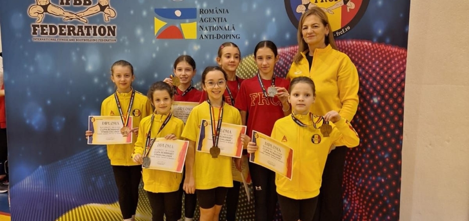 Rezultate foarte bune pentru CSM Baia Mare la Cupa României Fitness Challenge – cadeți